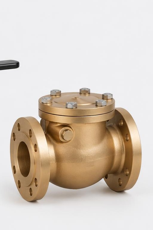 Check valve — aluminum bronze, illustrative image